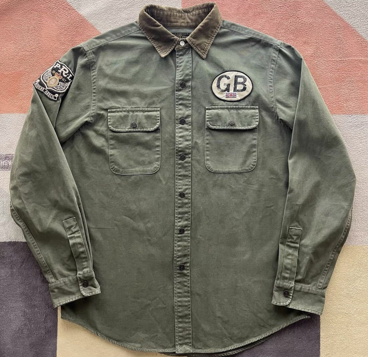 Polo Ralph Lauren Ralph Lauren Polo Motorcycle Riding Shirt K22 Size US L / EU 52-54 / 3 - 1 Thumbnail