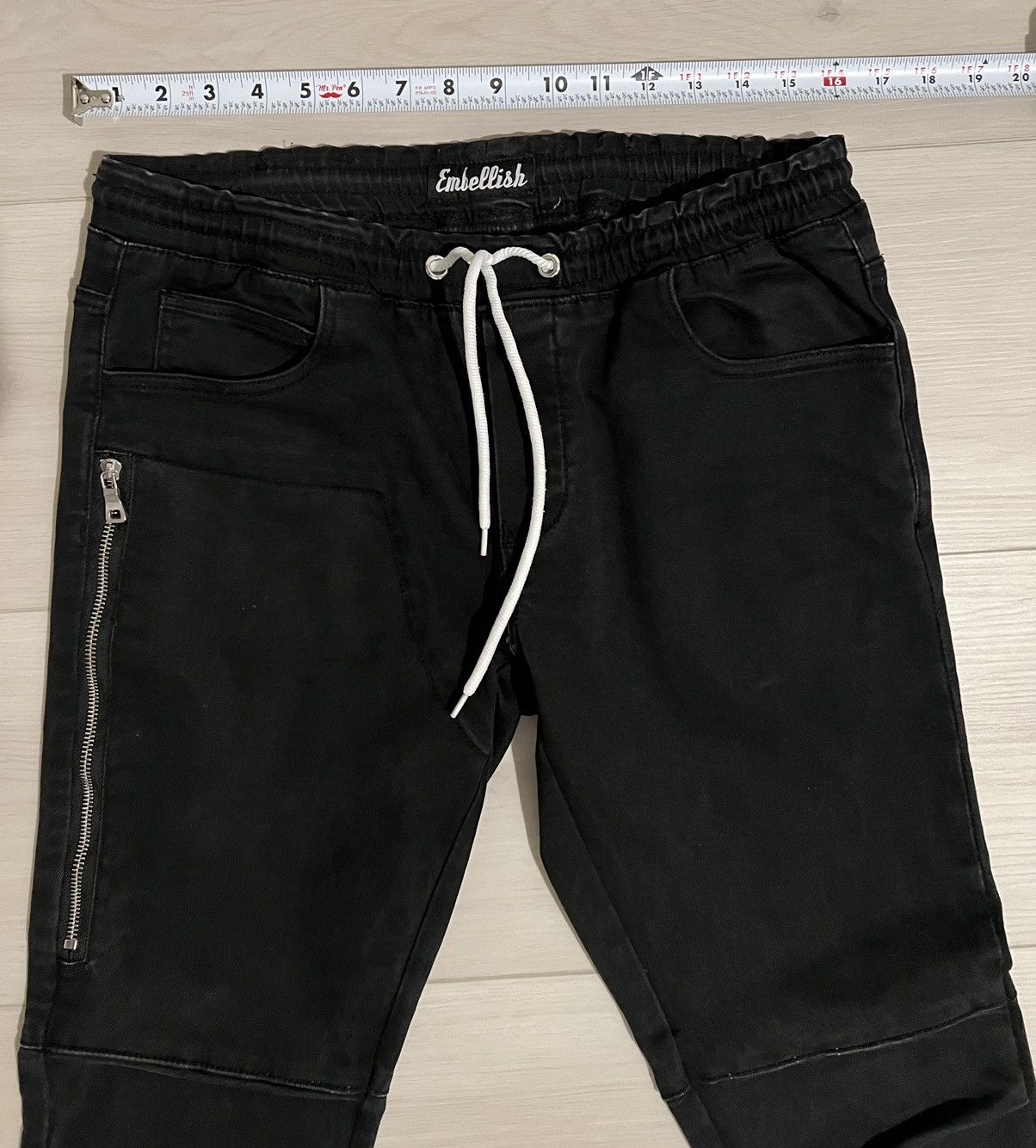 Embellish RARE EMBELLISH bootcut zip silhouette 2.0 zip pants sz 32 Size US 32 / EU 48 - 5 Thumbnail