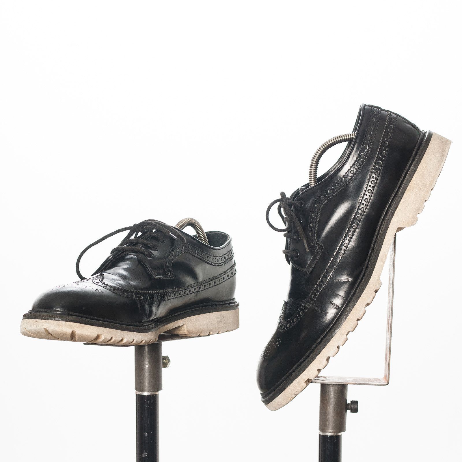 Dsquared2 DSQUARED2 Black Brogue Leather Shoes Italy Made EU43.5 Size US 10.5 / EU 43-44 - 4 Thumbnail