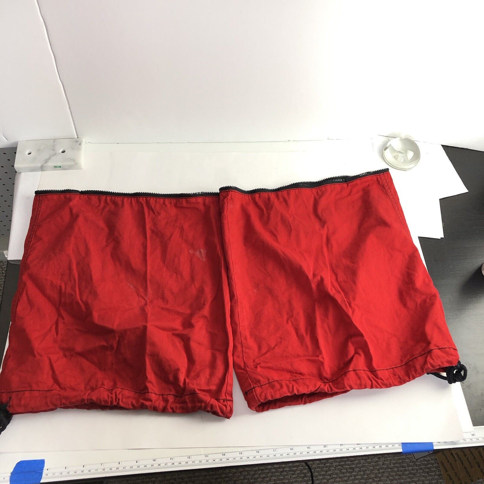 Tripp NYC Tripp NYC Y2K Baggy Bondage Red Pants L Convertible Grunge Size US 36 / EU 52 - 12 Thumbnail