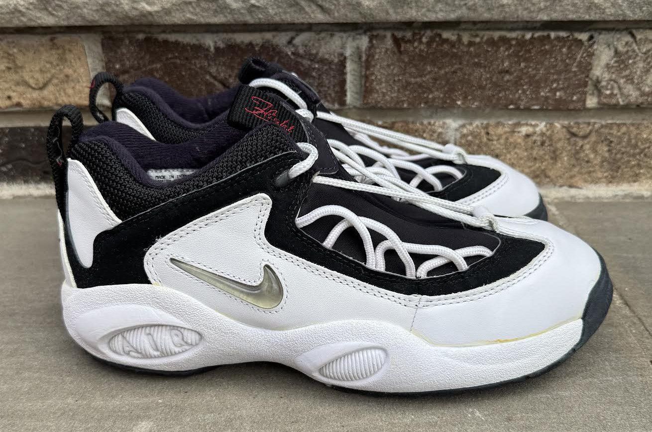 Nike Nike Air Lambaste White / Metallic Silver / Black Size 10 DS Size US 10.5 / EU 43-44 - 4 Thumbnail