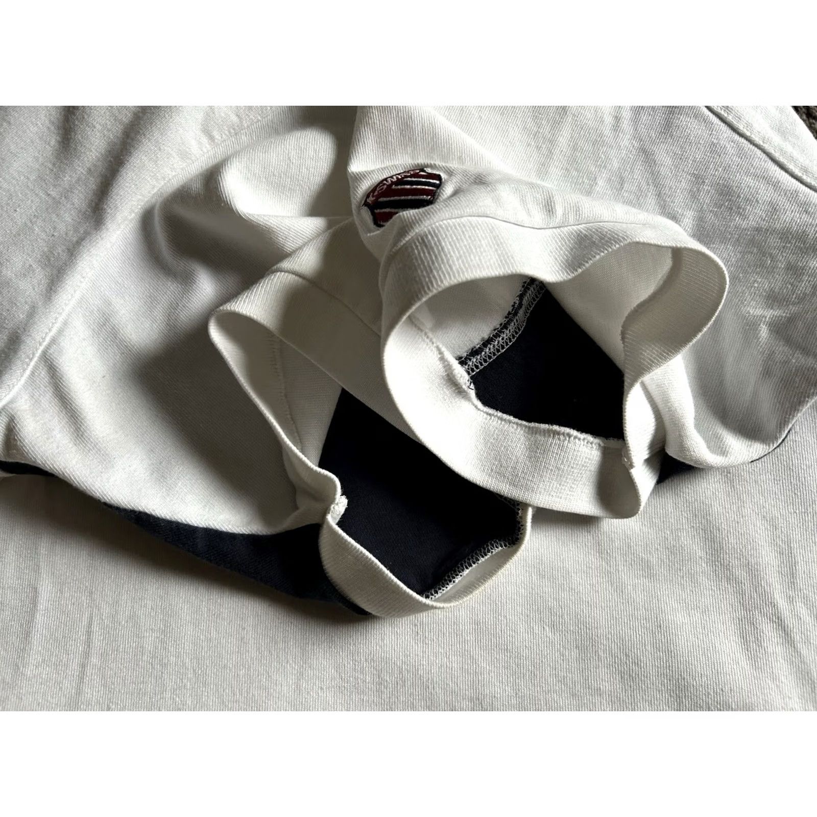 K-Swiss VINTAGE K-Swiss Athletic Polo Shirt 1/4 Zip XL Embroidered Letters 90s Tennis Mens Size US XL / EU 56 / 4 - 6 Thumbnail