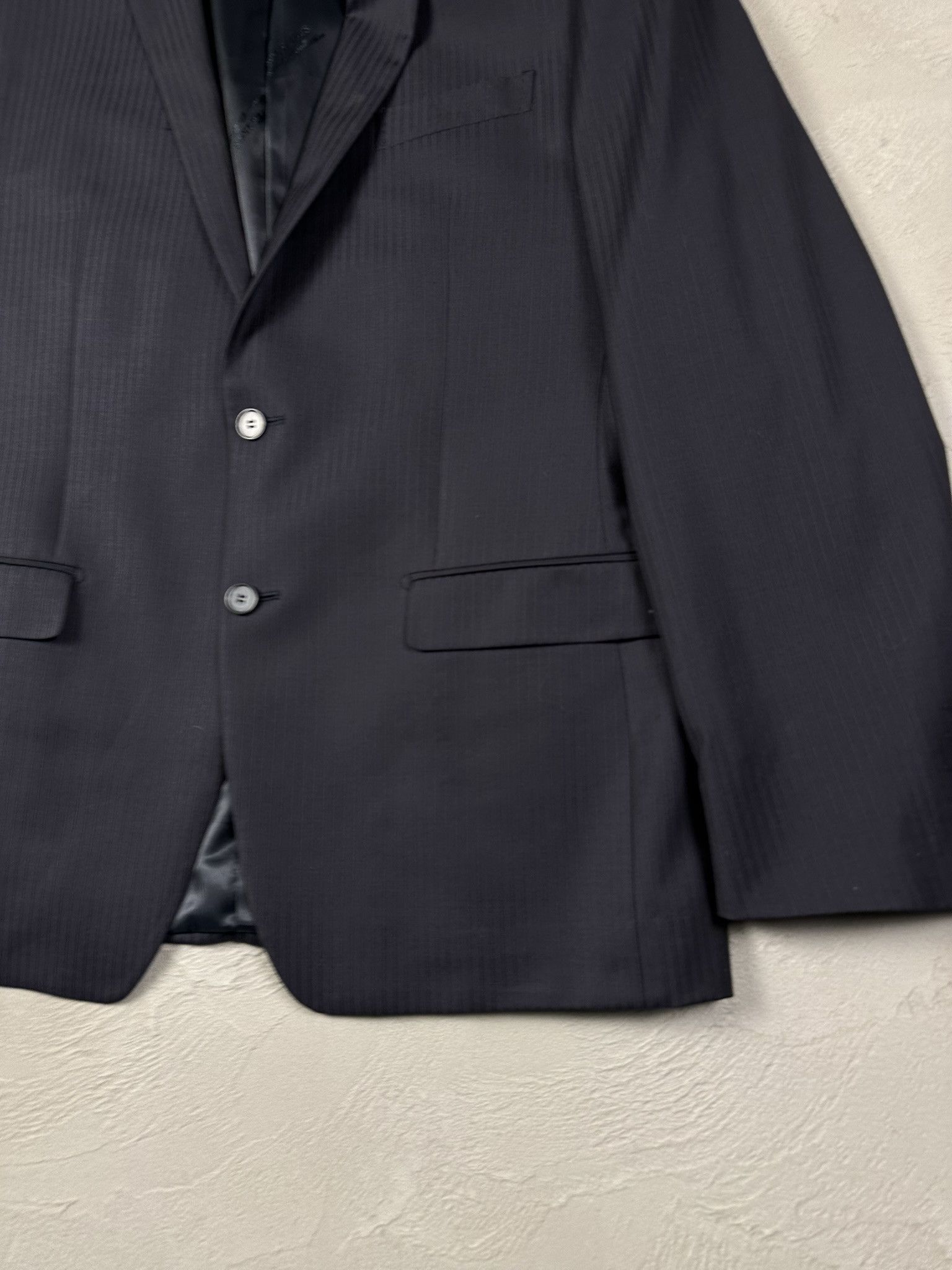 Balmain Vintage Balmain Paris Wool Slim Fit Blazer Size 54R - 5 Thumbnail