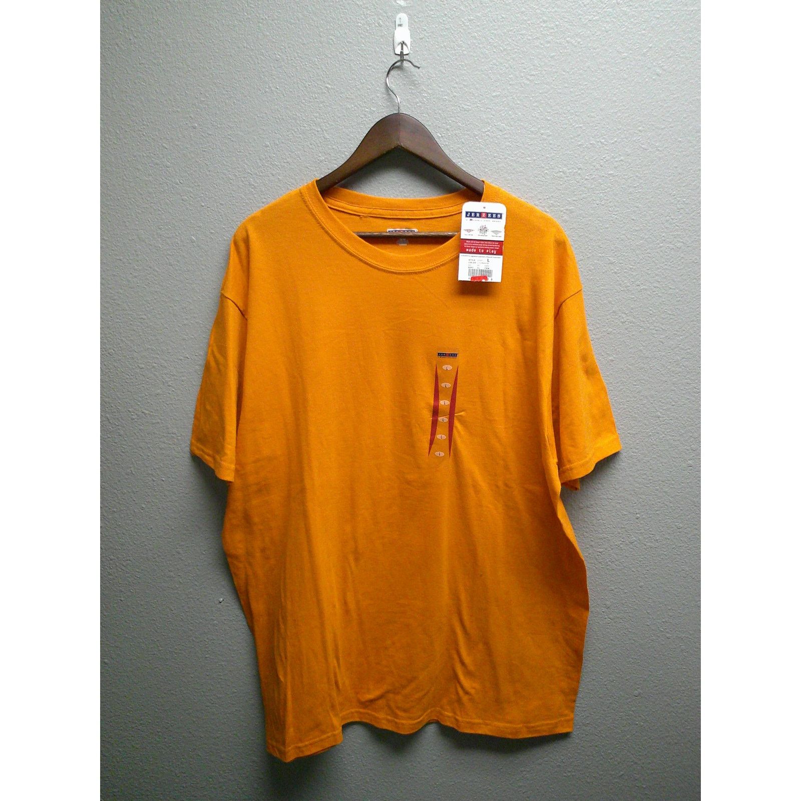 Jerzees Jerzees Orange Stain Resistant T-Shirt Large New Blank Size US L / EU 52-54 / 3 - 1 Thumbnail