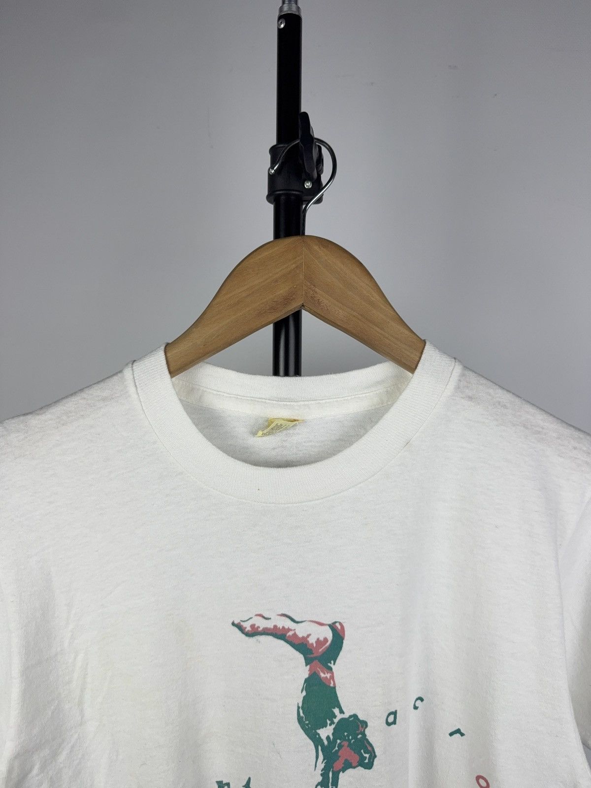 Vintage Vintage Acrobatics Tee – Made in USA, Rare Gymnast Art Shirt Size US S / EU 44-46 / 1 - 2 Thumbnail