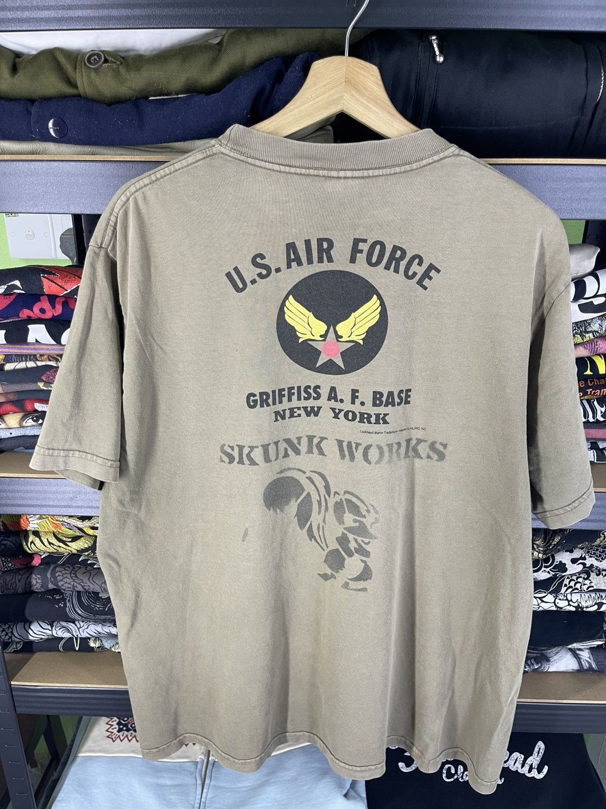 Buzz Rickson's Vintage Buzz Rickson Lockhead Martin Trademark Sun Faded Tee Size US L / EU 52-54 / 3 - 1 Thumbnail