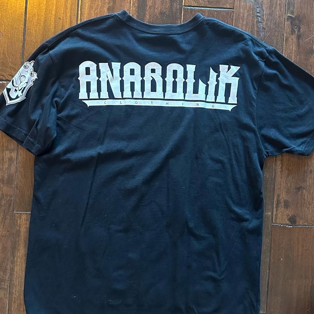 Designer “Push Big Weight” bodybuilding Shirt - NWOT - Anabolik brand Size US L / EU 52-54 / 3 - 3 Thumbnail