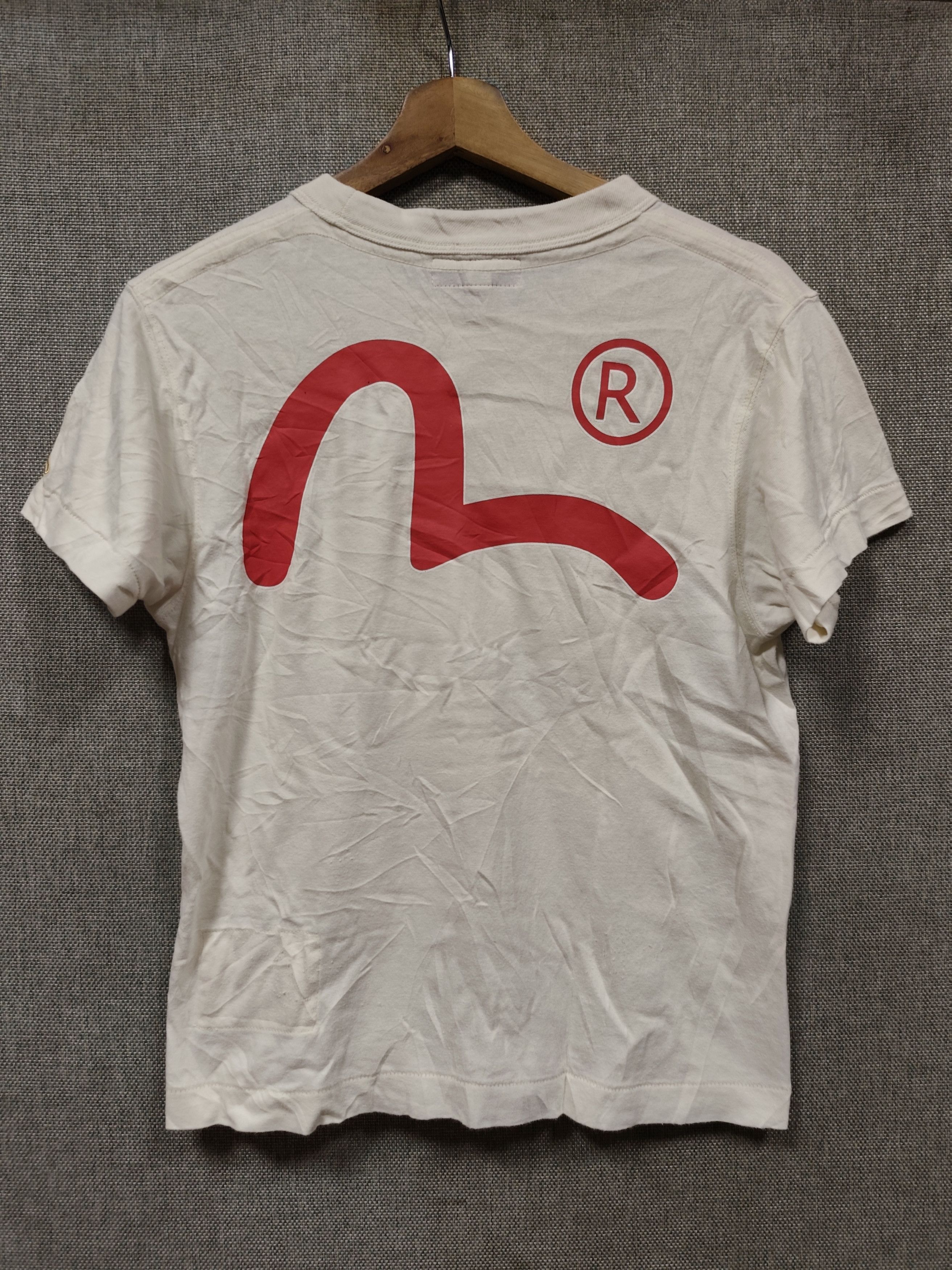 Evisu T shirt evisu dowluck only surface bait Size S / US 4 / IT 40 - 1 Thumbnail
