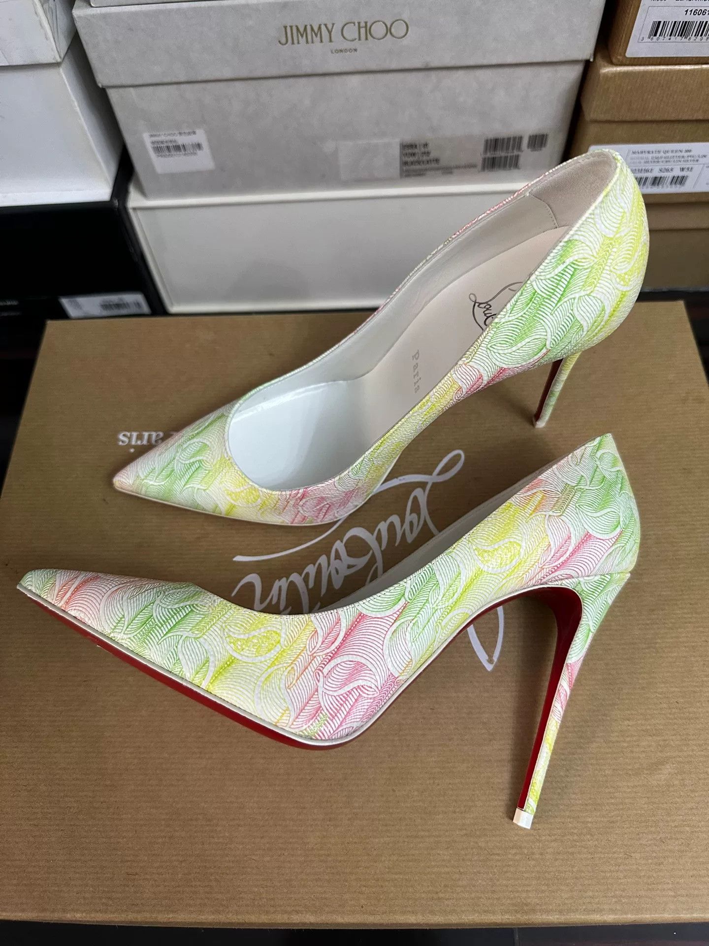 Christian Louboutin Christian Louboutin Red Sole High Heels Size US 7.5 / IT 37.5 - 1 Thumbnail