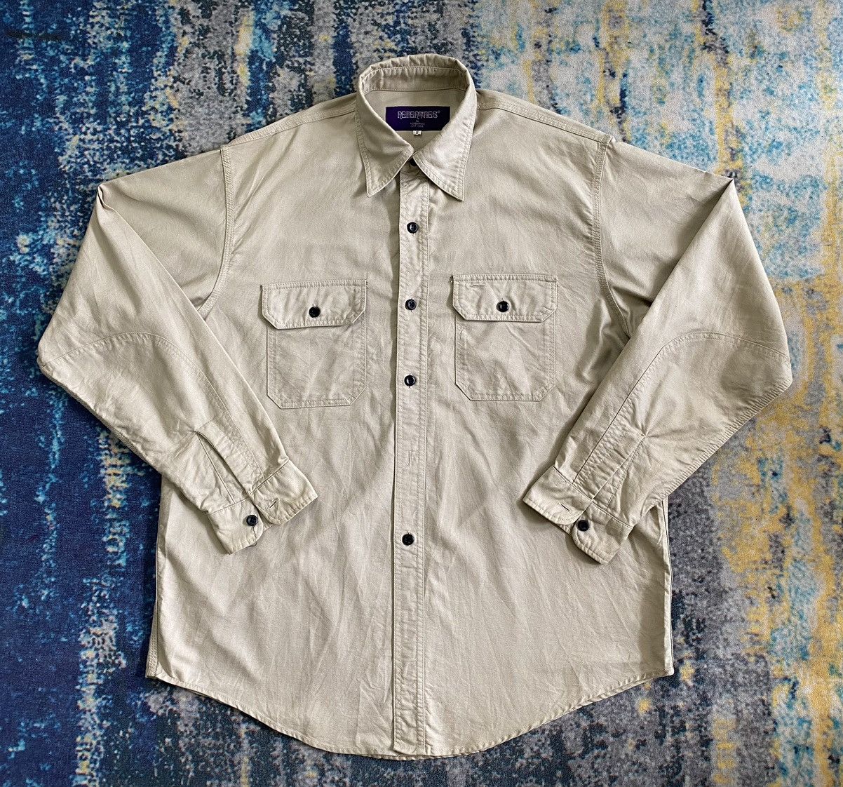 Japanese Brand × Needles × Nepenthes Nepenthes Work Shirt w Double Pocket Size US S / EU 44-46 / 1 - 1 Thumbnail