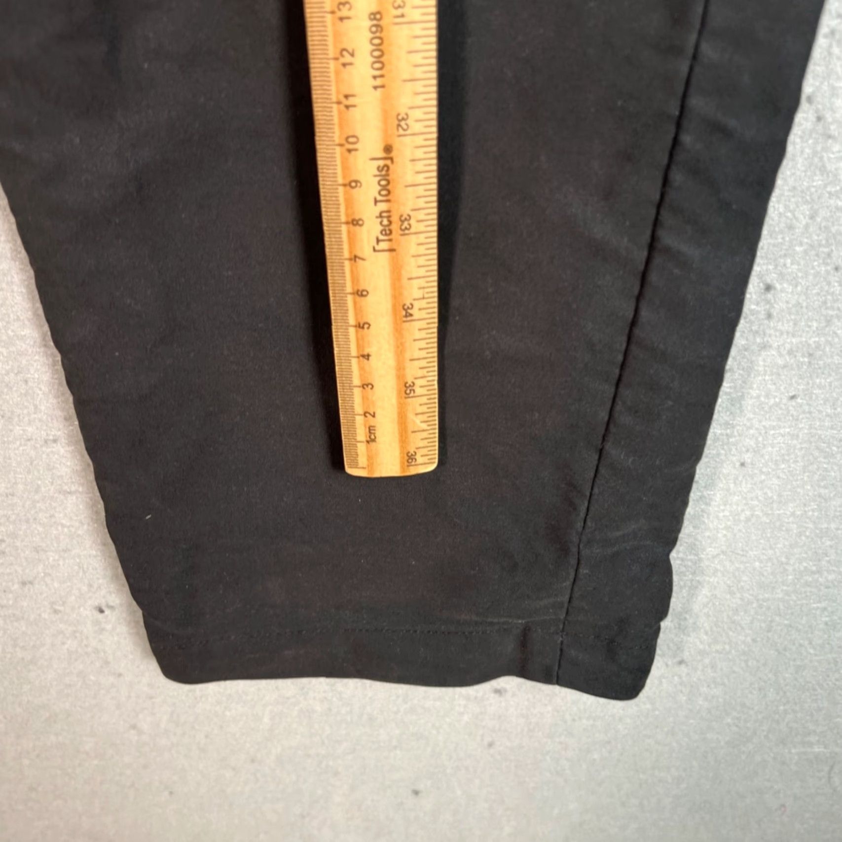 Vintage Saturdays New York City Mens 32 Black Cotton Slim Fit Chino Pants Size US 32 / EU 48 - 7 Thumbnail