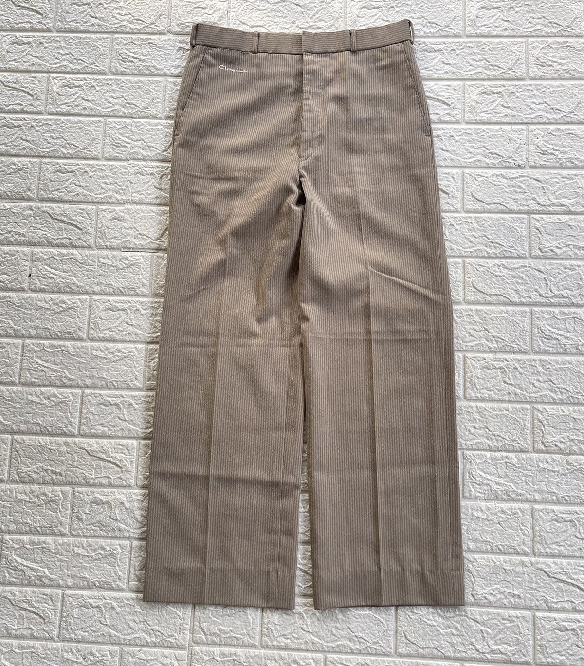 Christian Dior Monsieur Slack Vintage Monsieur Casual Wide Leg Pants Size 30" / US 8 / IT 44 - 1 Thumbnail