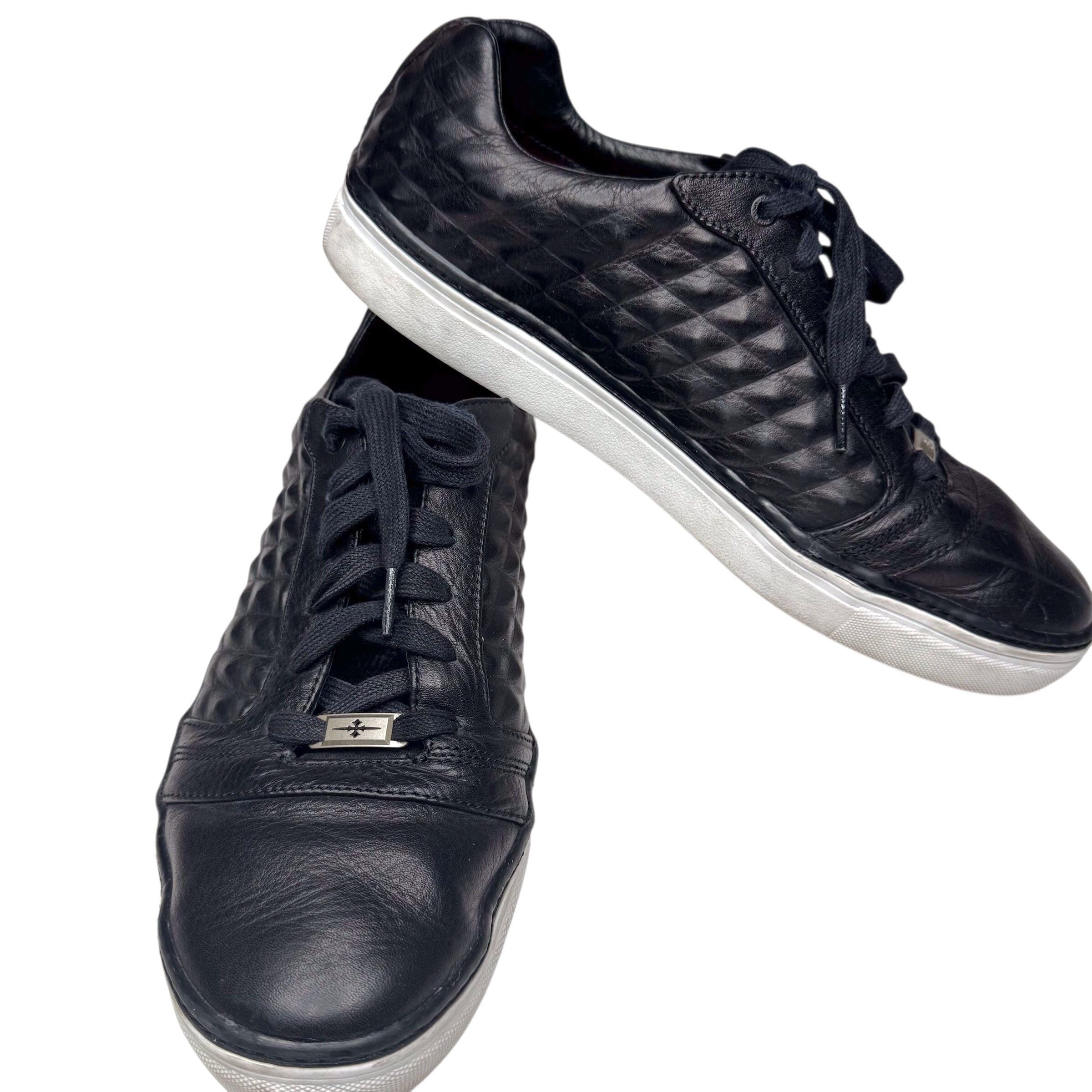 Mark Nason Fashion Sneakers Quilted Diamond Textured Leather