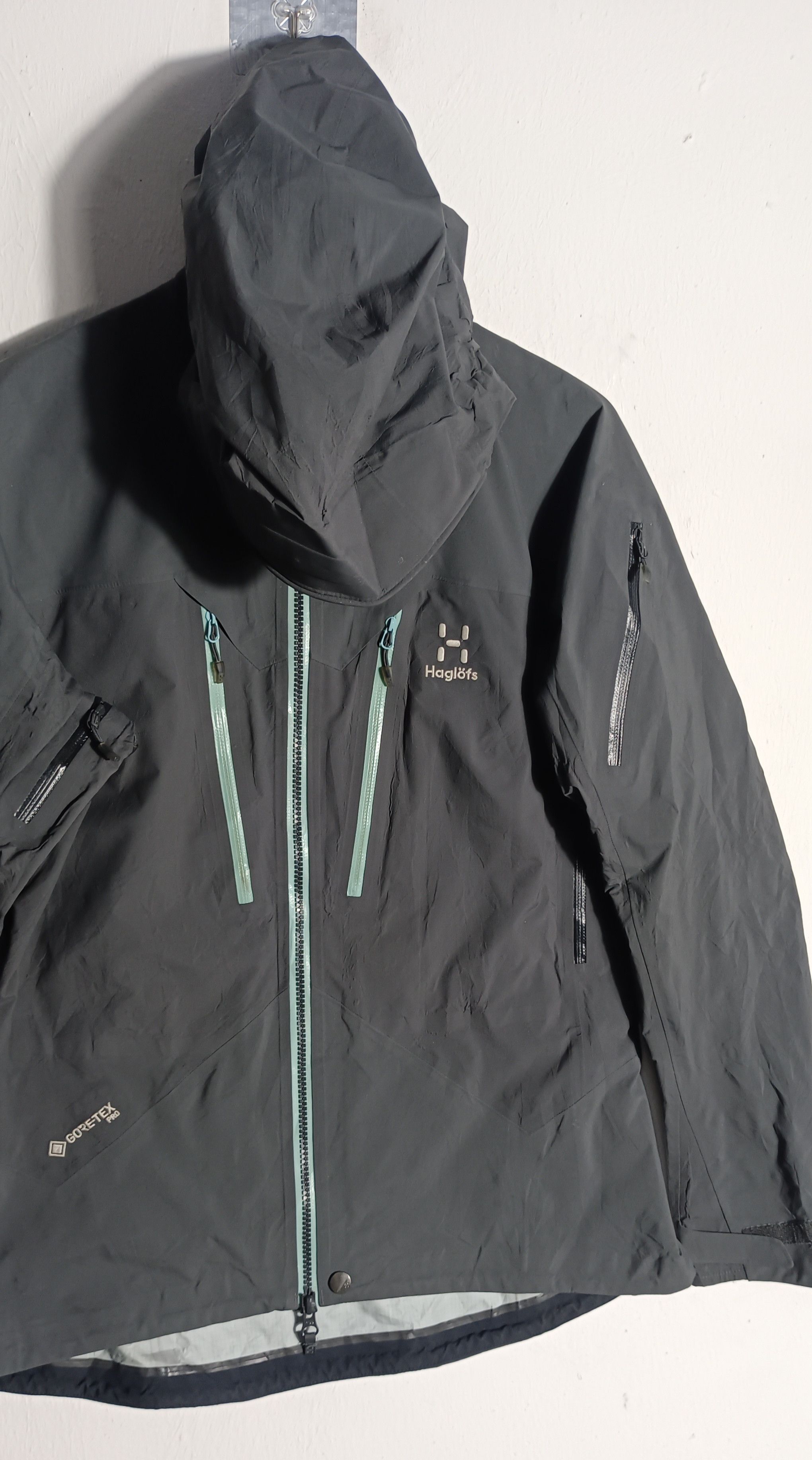 Goretex × Haglofs Spitz Jacket Women Magnetite Size M / US 6-8 / IT 42-44 - 4 Thumbnail