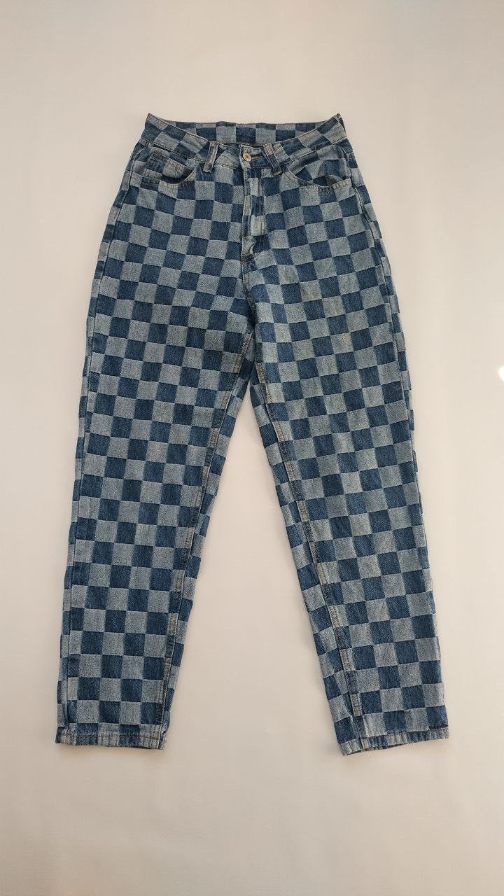 Japanese Brand × Jean Retro check jeans Size 28" / US 6 / IT 42 - 2 Thumbnail