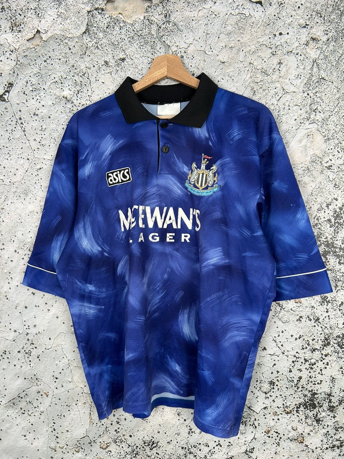 Asics Vintage Asics Newcastle United Soccer Jersey 90s Archive Size US L / EU 52-54 / 3 - 1 Thumbnail