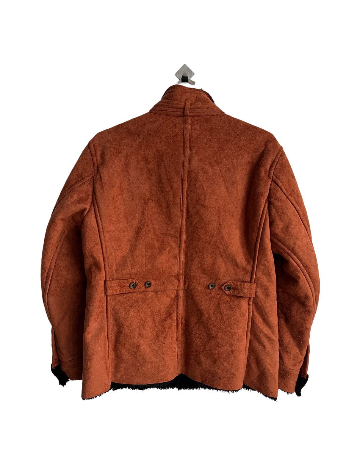 Genuine Leather × HIDEAWAYS × Le Grande Bleu (L.G.B.) Y2K Hideaways Nicole Sherpa Faux Suede Leather Biker Jacket Size US M / EU 48-50 / 2 - 7 Thumbnail