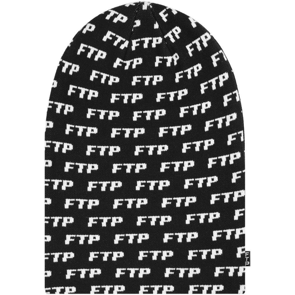Fuck The Population FTP ALLOVER LOGO SKI MASK (BLACK) Size ONE SIZE - 2 Thumbnail