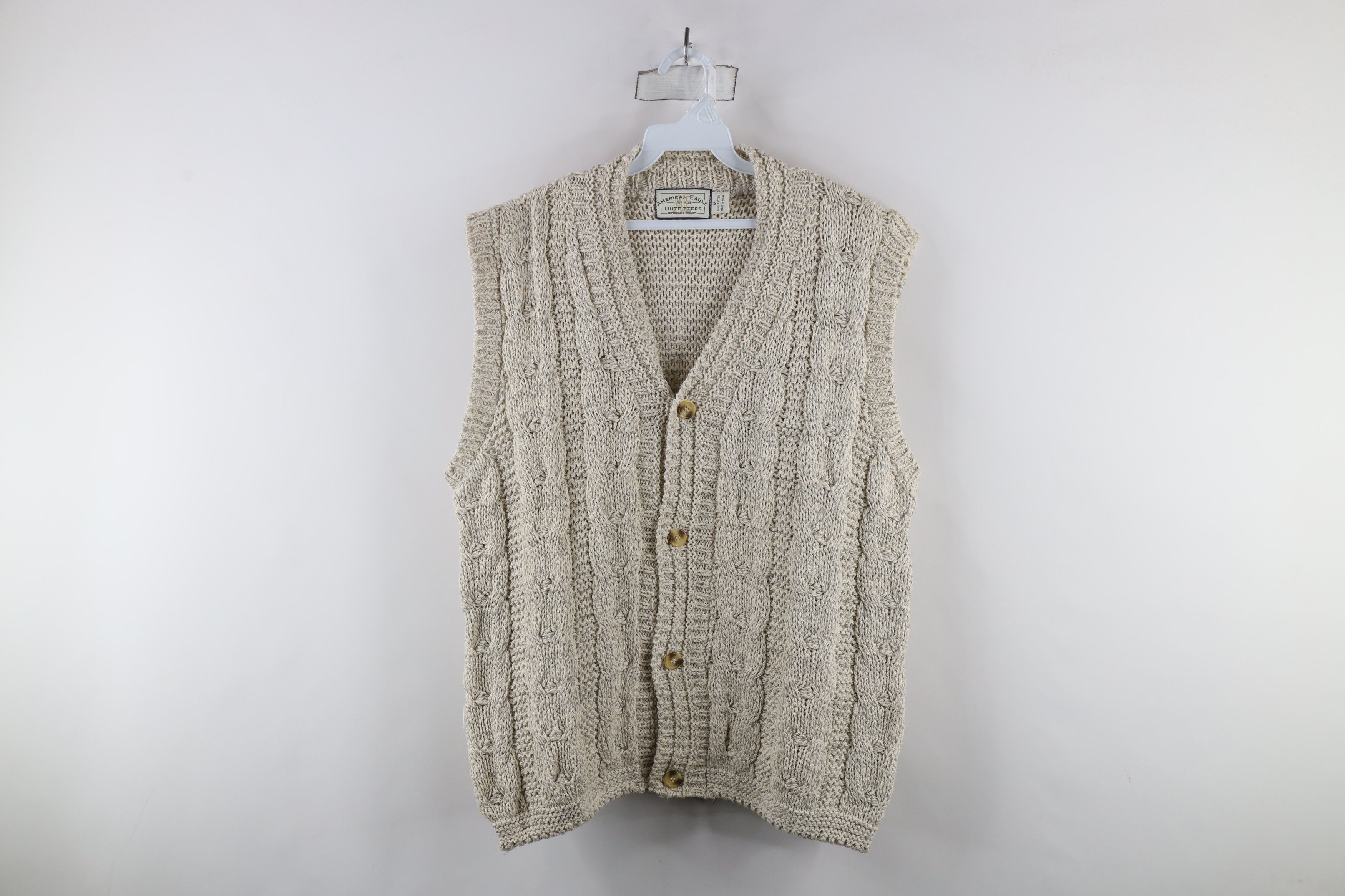 Vintage 90s American Eagle Outfitters Fisherman Sweater Vest