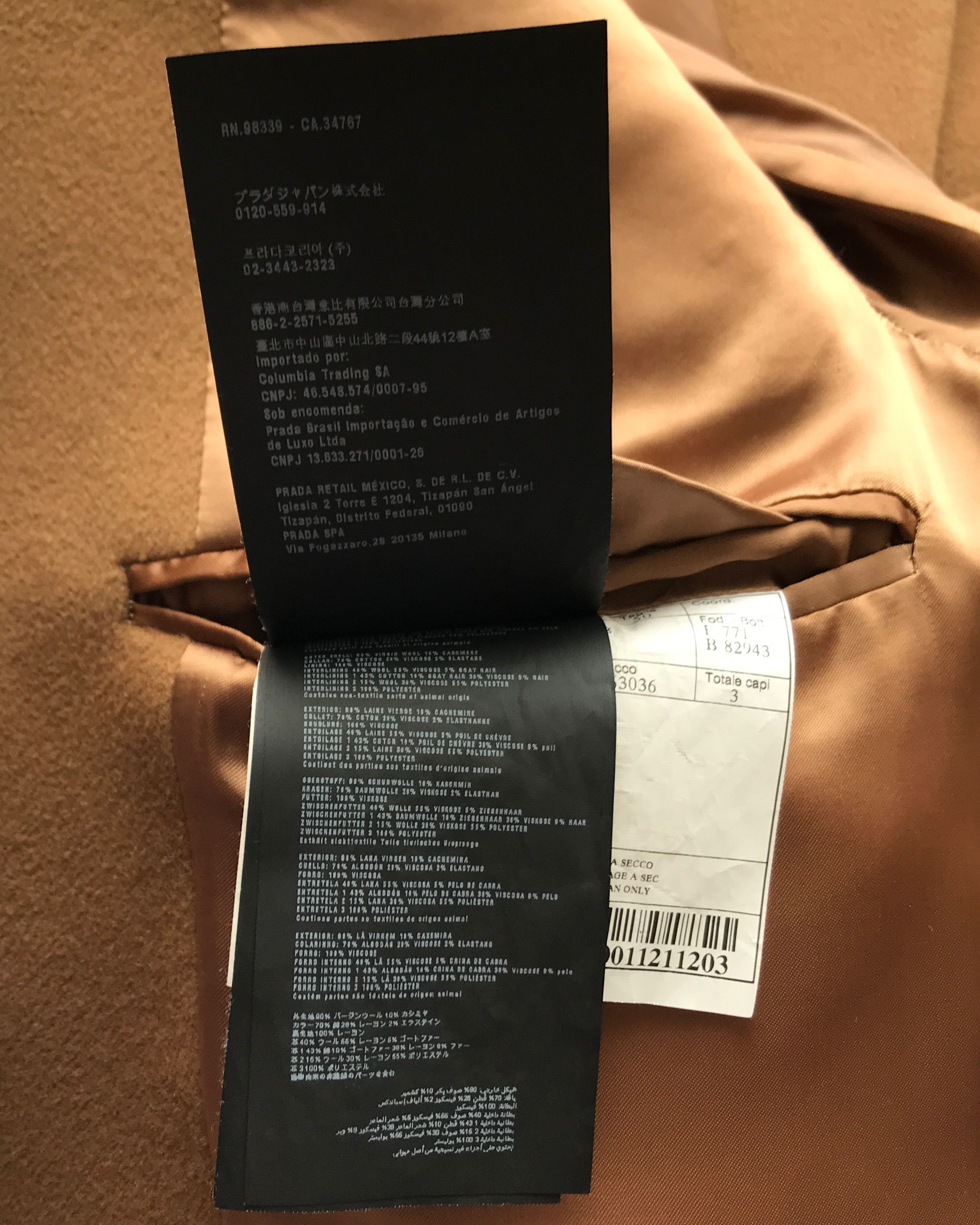 Prada PRADA MILANO SINGLE BREASTED WOOL COAT SIZE 50R ~ L Size US M / EU 48-50 / 2 - 8 Thumbnail
