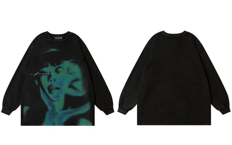 Vintage Ripped Shadow Sweatshirt
