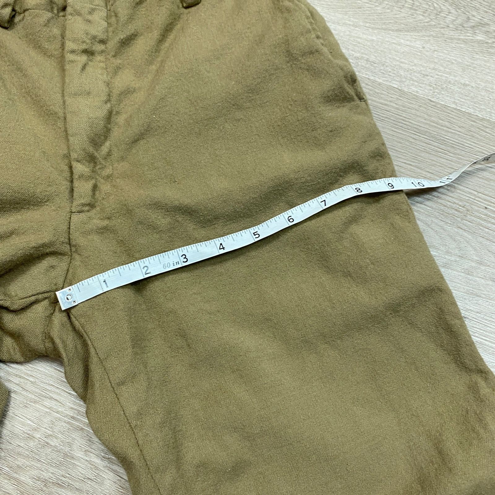 Vintage VTG 30s 40s WWII Era Talon Zipper Wool Trousers Pants 28x28 Size US 28 / EU 44 - 7 Thumbnail