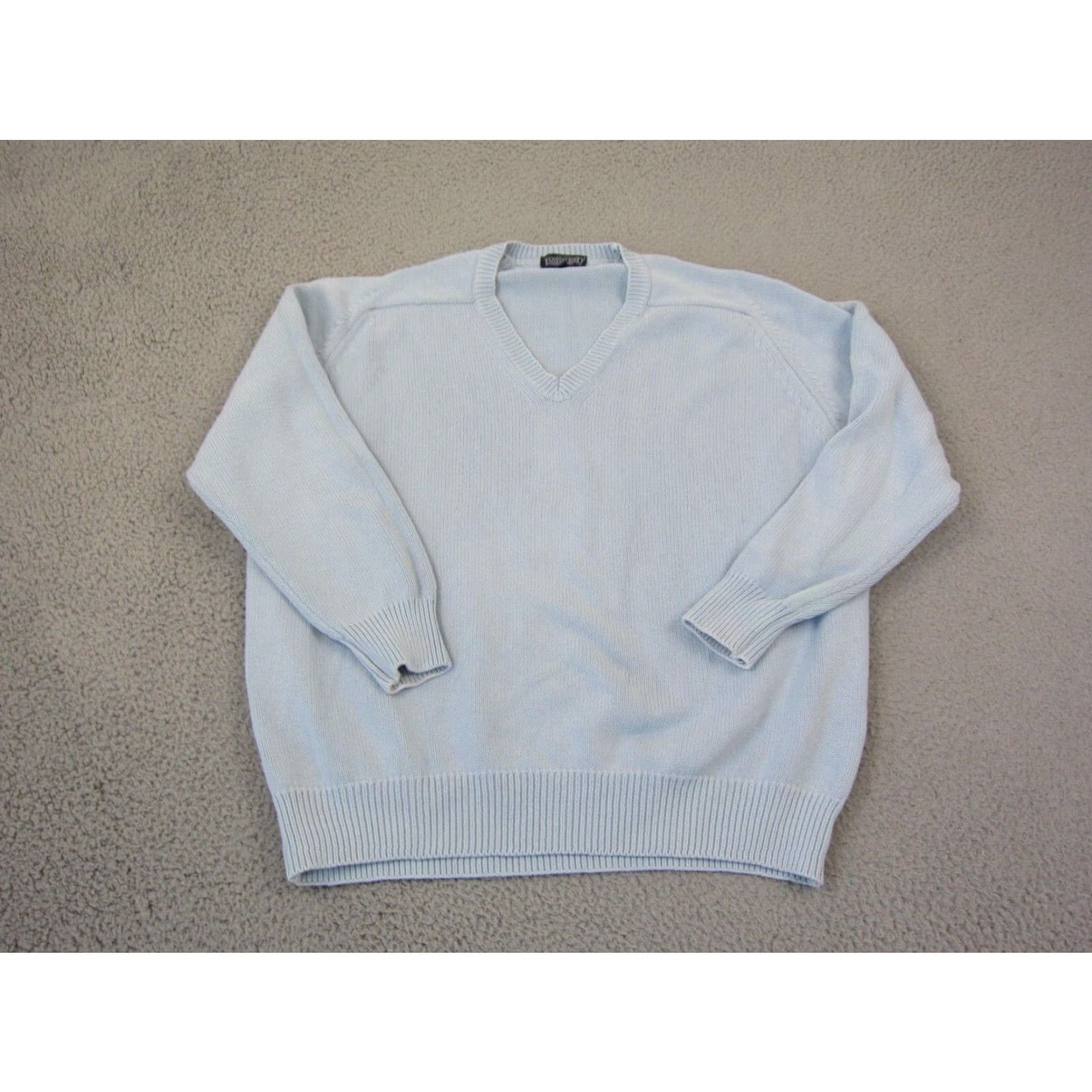 Lands' End VINTAGE Lands' End Sweater Mens XL Blue Knit Pullover 80s 90s USA Include USA Theme Mens XL Blue Lands' End Sweater Size US XL / EU 56 / 4 - 2 Thumbnail