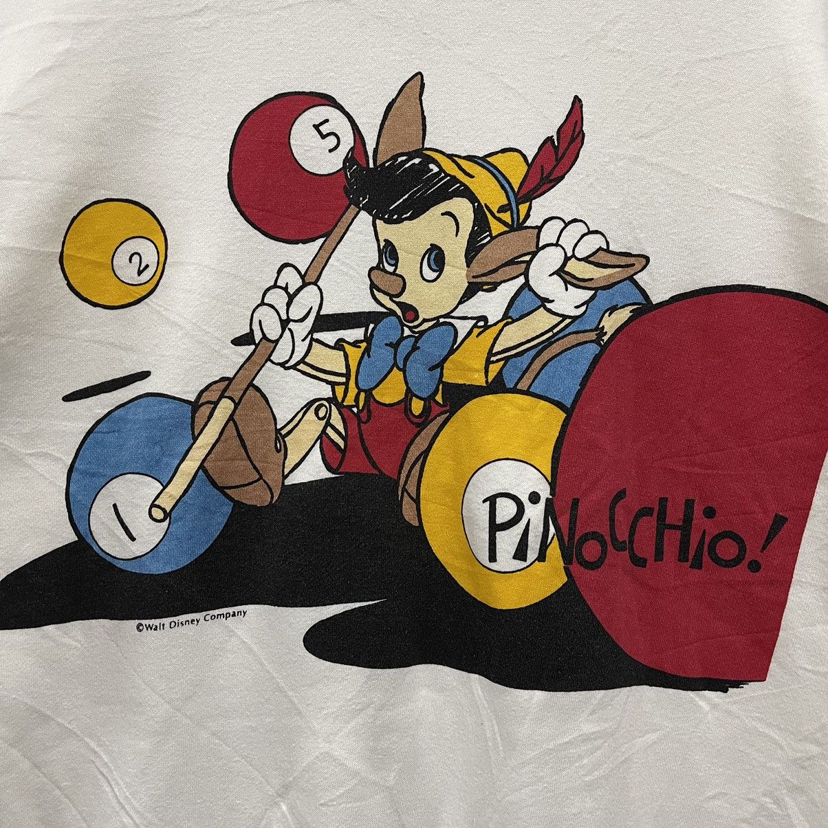 Cartoon Network Vintage 90s Pinocchio Sweatshirt Pullover Size US L / EU 52-54 / 3 - 2 Thumbnail