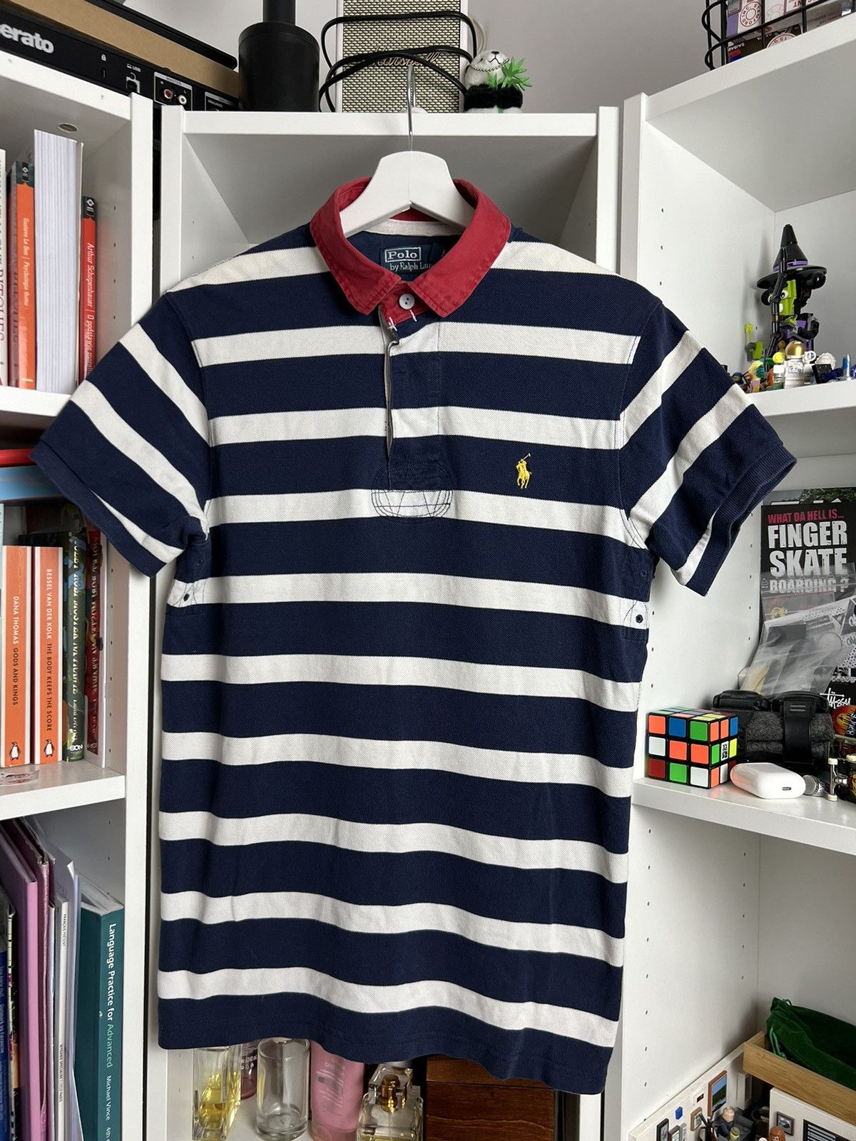 Designer × Polo Ralph Lauren × Ralph Lauren Vintage y2k Polo Ralph Lauren striped polo t-shirt M 90s 00s Size US M / EU 48-50 / 2 - 1 Thumbnail