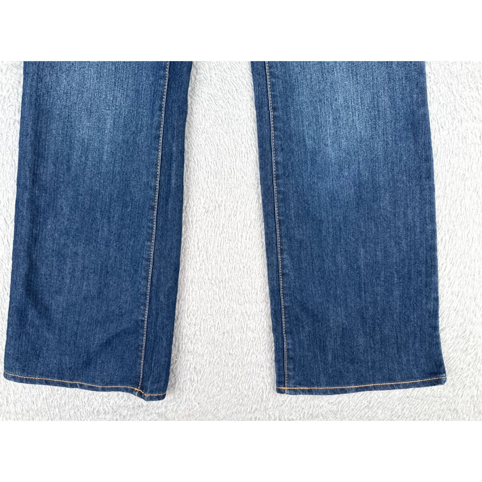 Faded Glory Faded Glory Jeans Women 8 Blue Denim Bootcut Mid Rise Cotton Stretch 28x30 Pants Size 30" / US 8 / IT 44 - 2 Thumbnail