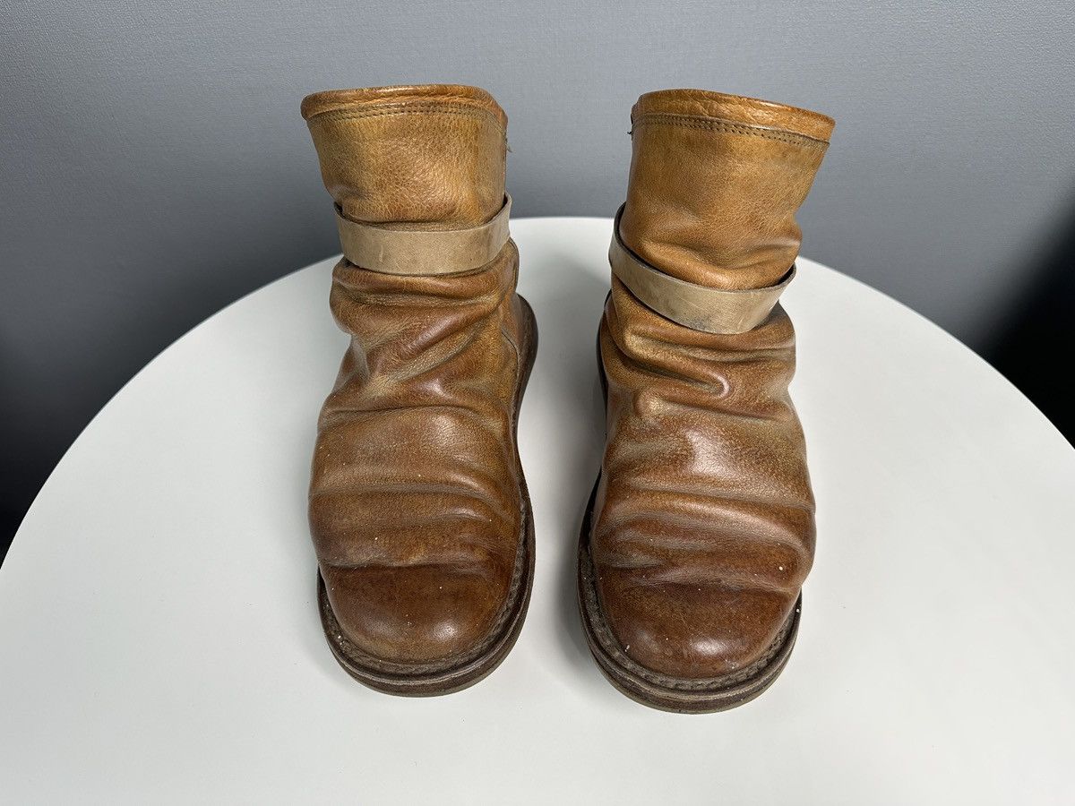 Trippen TRIPPEN Bomb Avant Garde Belted Leather Brown Ankle Boots Size US 10 / IT 40 - 3 Thumbnail