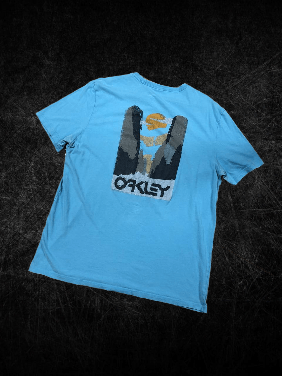 Oakley OAKLEY Big print Y2K T-Shirt Blue Streetwear Size US XL / EU 56 / 4 - 1 Thumbnail