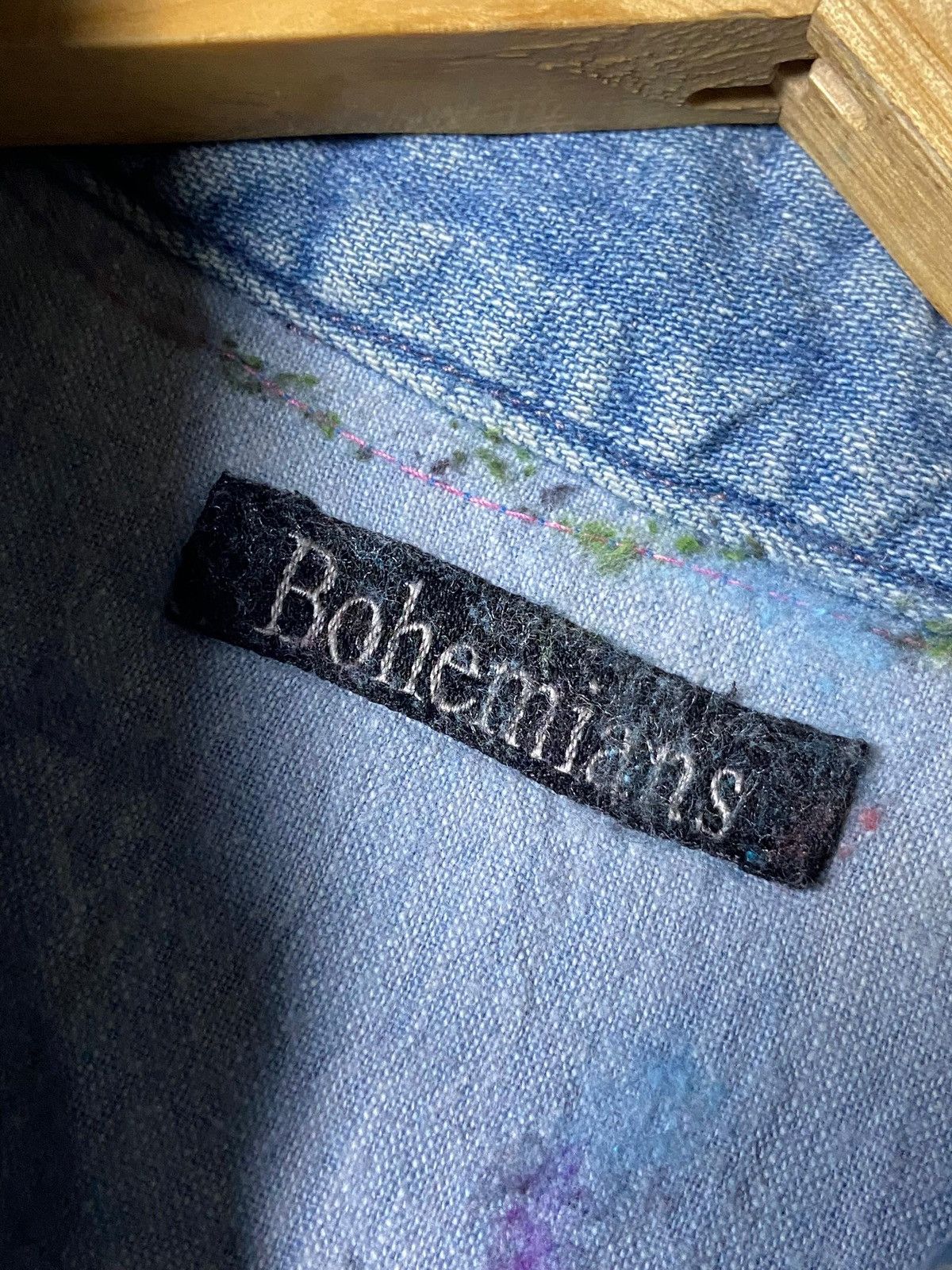 Japanese Brand Bohemians Brand Embroidered Shirt Dress (171) Size XS / US 0-2 / IT 36-38 - 6 Thumbnail