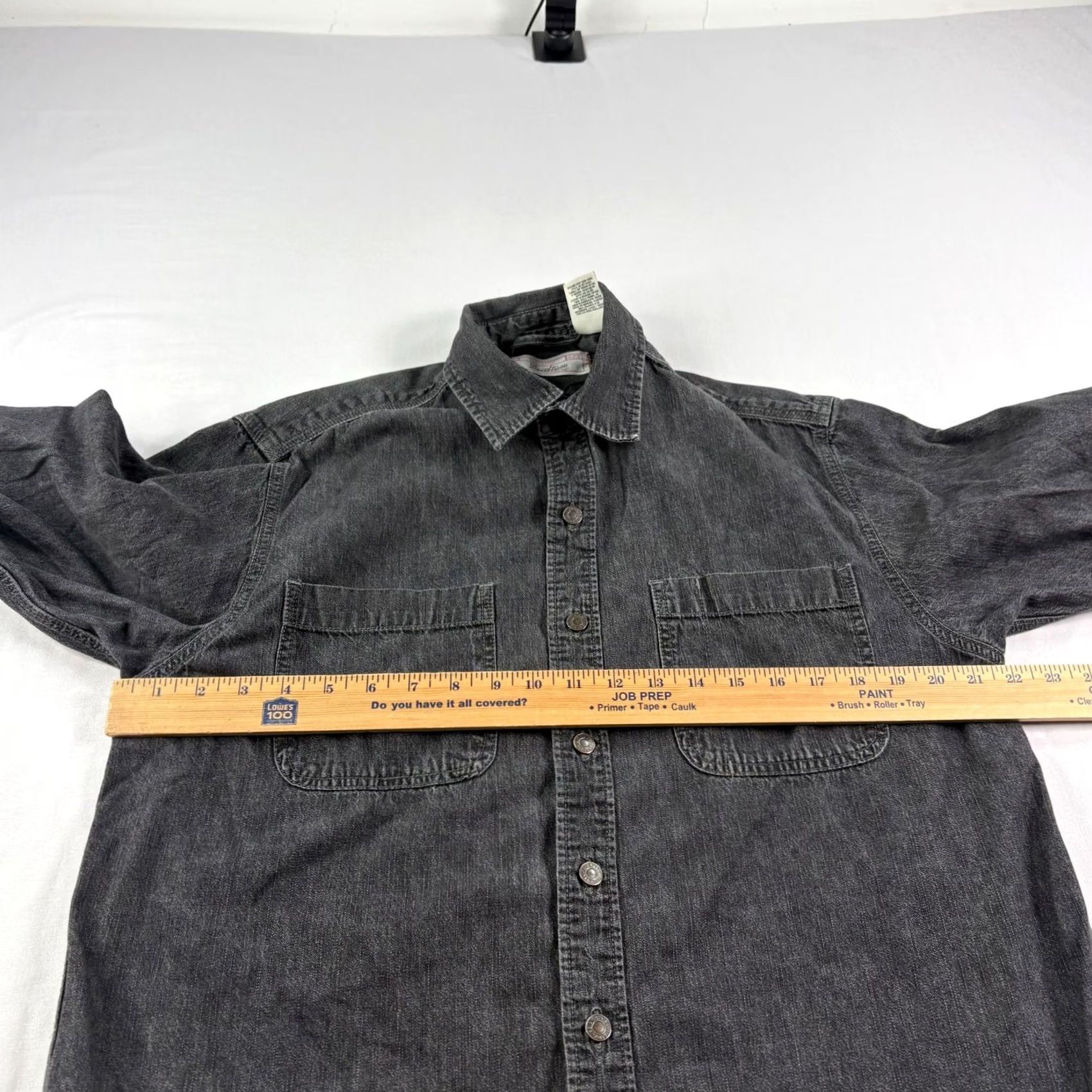 Levi's VINTAGE Levi's Shirt Men M Black Button Up Shacket Jean Harley Davidson Y2K Biker Motorcycle Size US M / EU 48-50 / 2 - 7 Thumbnail