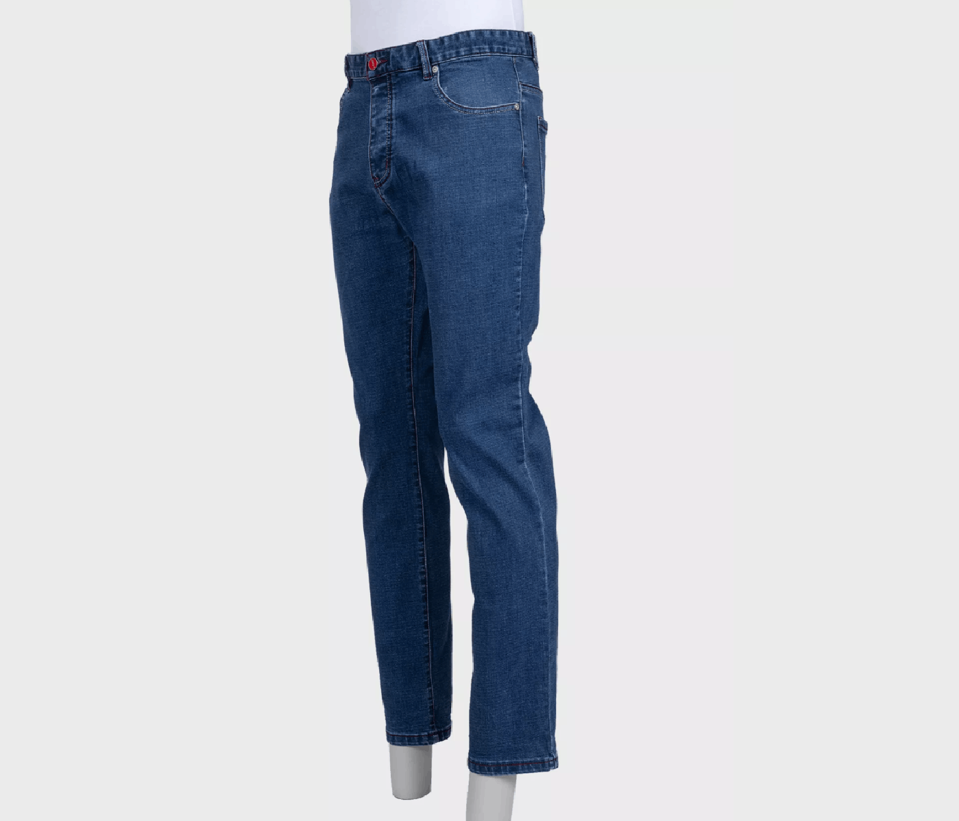 Kiton Kiton Blue Straight Leg Jeans Red Patch Men W36 XL Size US 36 / EU 52 - 2 Thumbnail