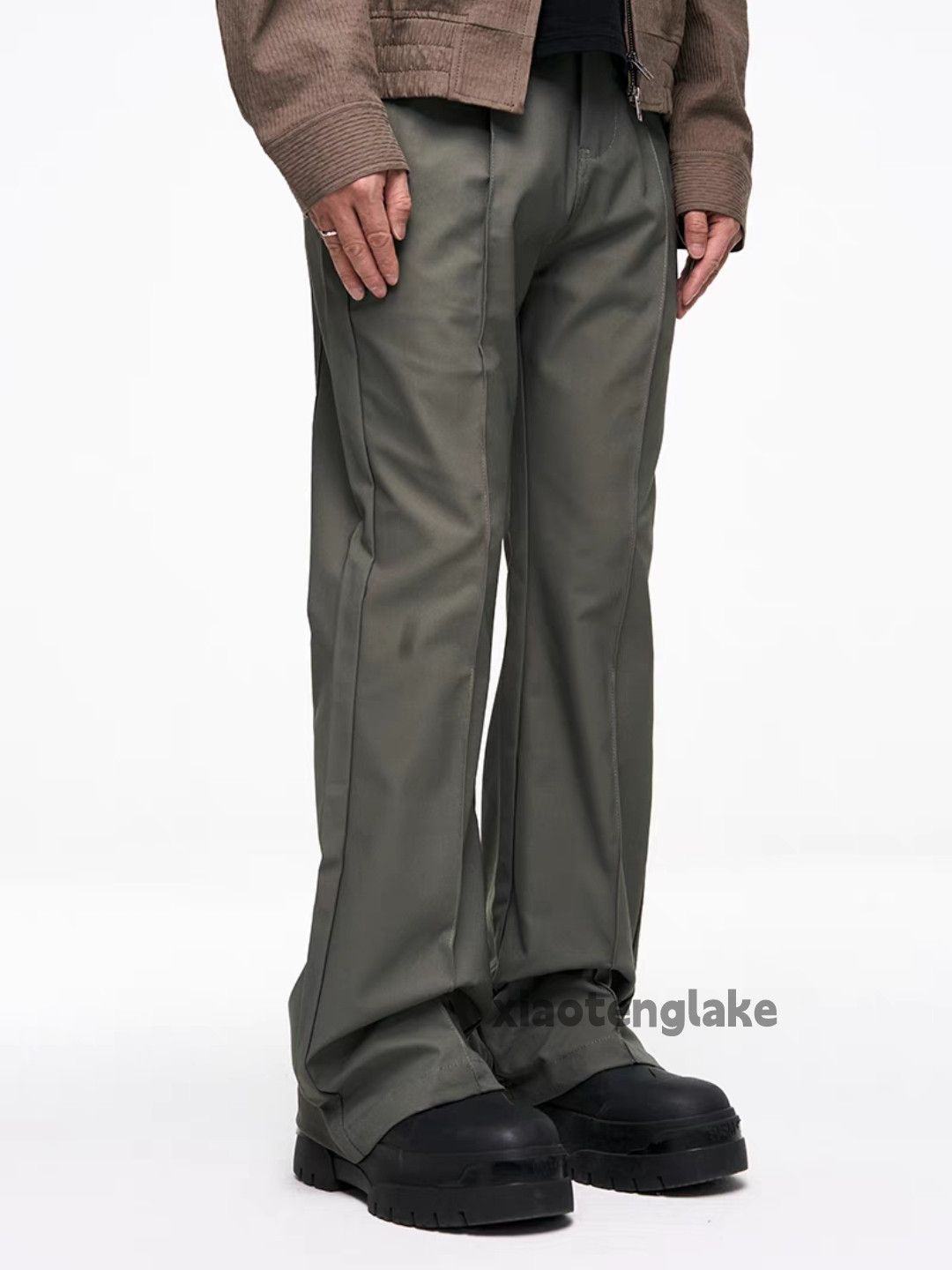 Designer × Japanese Brand × Vintage Utility washed faded cleanfit yuppie bootcut cargo pants Size US 32 / EU 48 - 3 Thumbnail