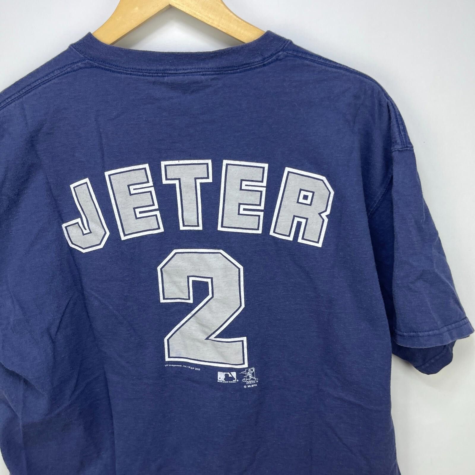 Other Vintage New York Yankees Derek Jeter Sun Faded T-Shirt Large Size ONE SIZE - 6 Thumbnail