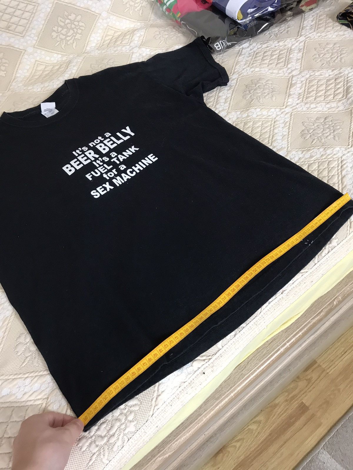 Vintage 🔥 Vintage Sex Machine Beer Belly Y2K Streetwear T Shirt Size US XL / EU 56 / 4 - 13 Thumbnail