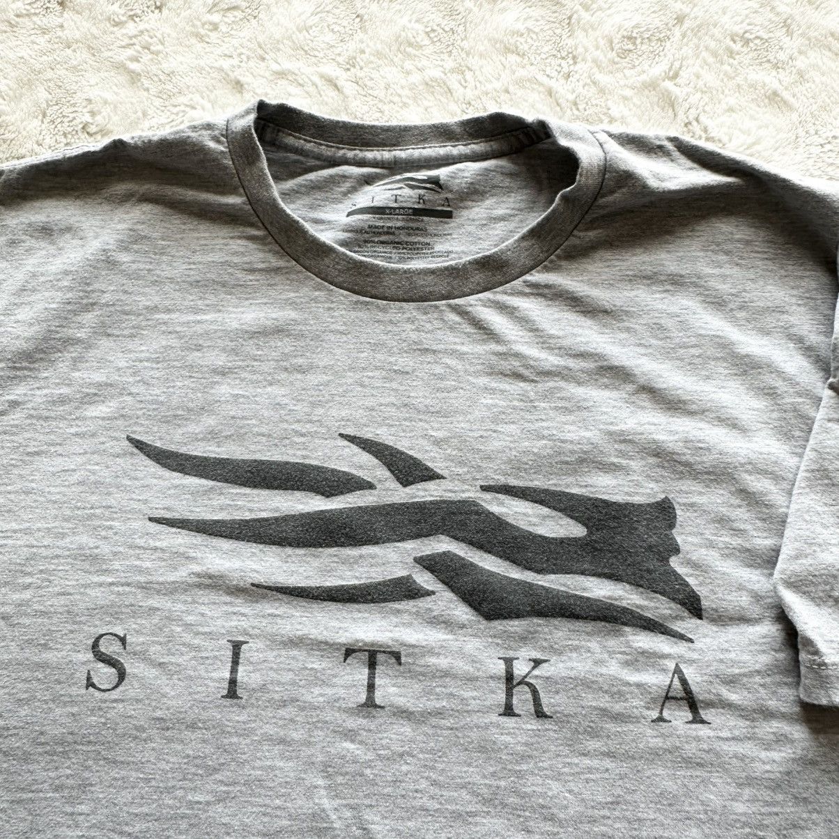 Other Sitka Shirt Tee Mens XL Gray Logo Organic Cotton Hunting Size US XL / EU 56 / 4 - 7 Thumbnail