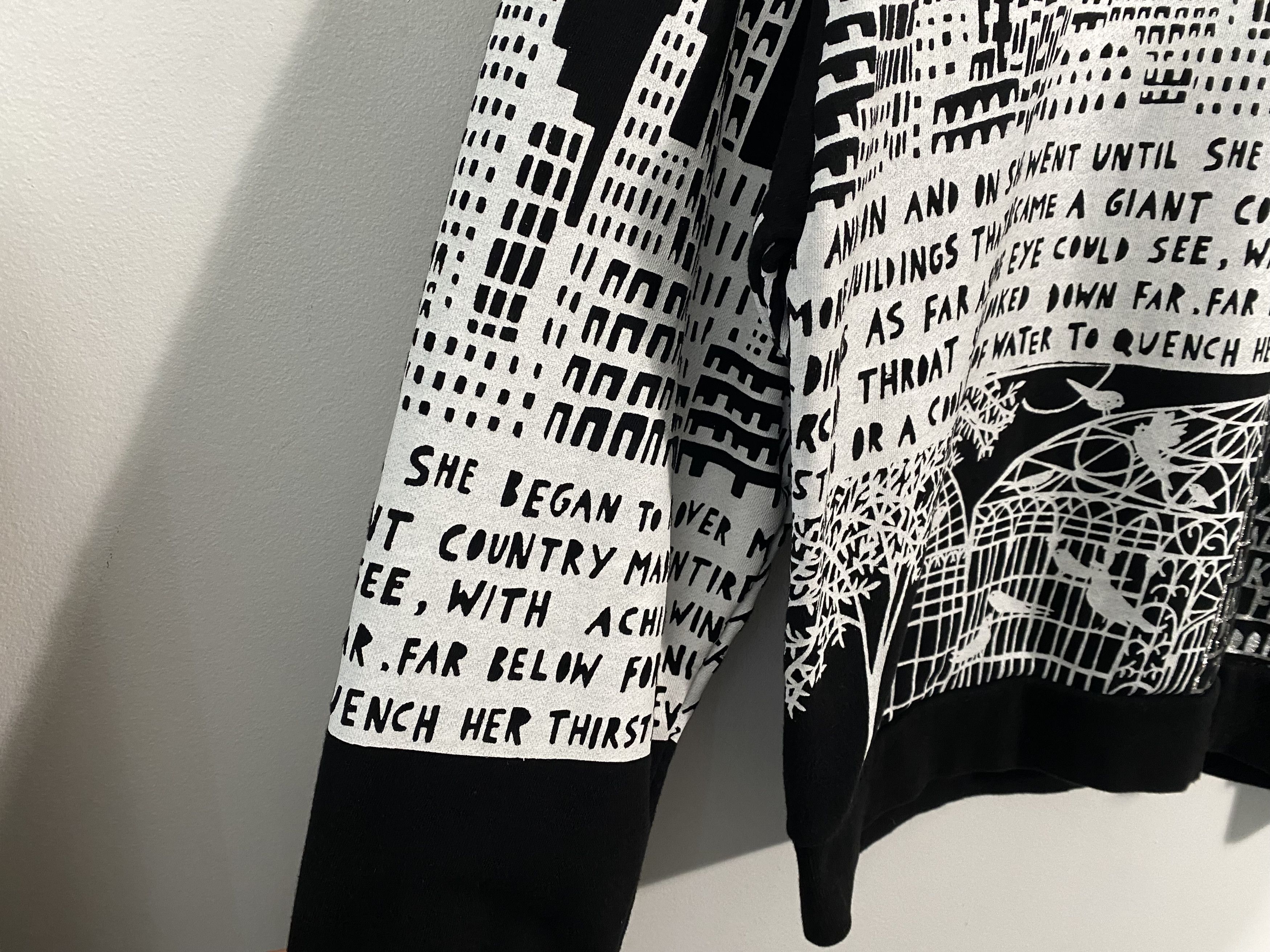 Juun.J Rob Ryan by Juun.J Oversized Poem Crewneck Black Size US S / EU 44-46 / 1 - 4 Thumbnail