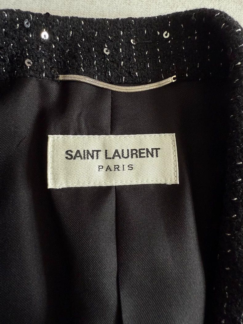 Saint Laurent Paris Saint Laurent ParisHand-made sequined show blazer 2504-Nex Size 46R - 4 Thumbnail