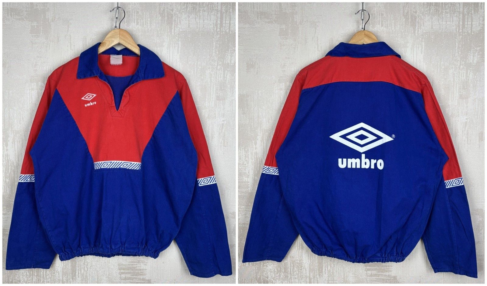 Umbro 90's Umbro Training Drill Top Vintage Pullover Soccer Size US L / EU 52-54 / 3 - 1 Thumbnail
