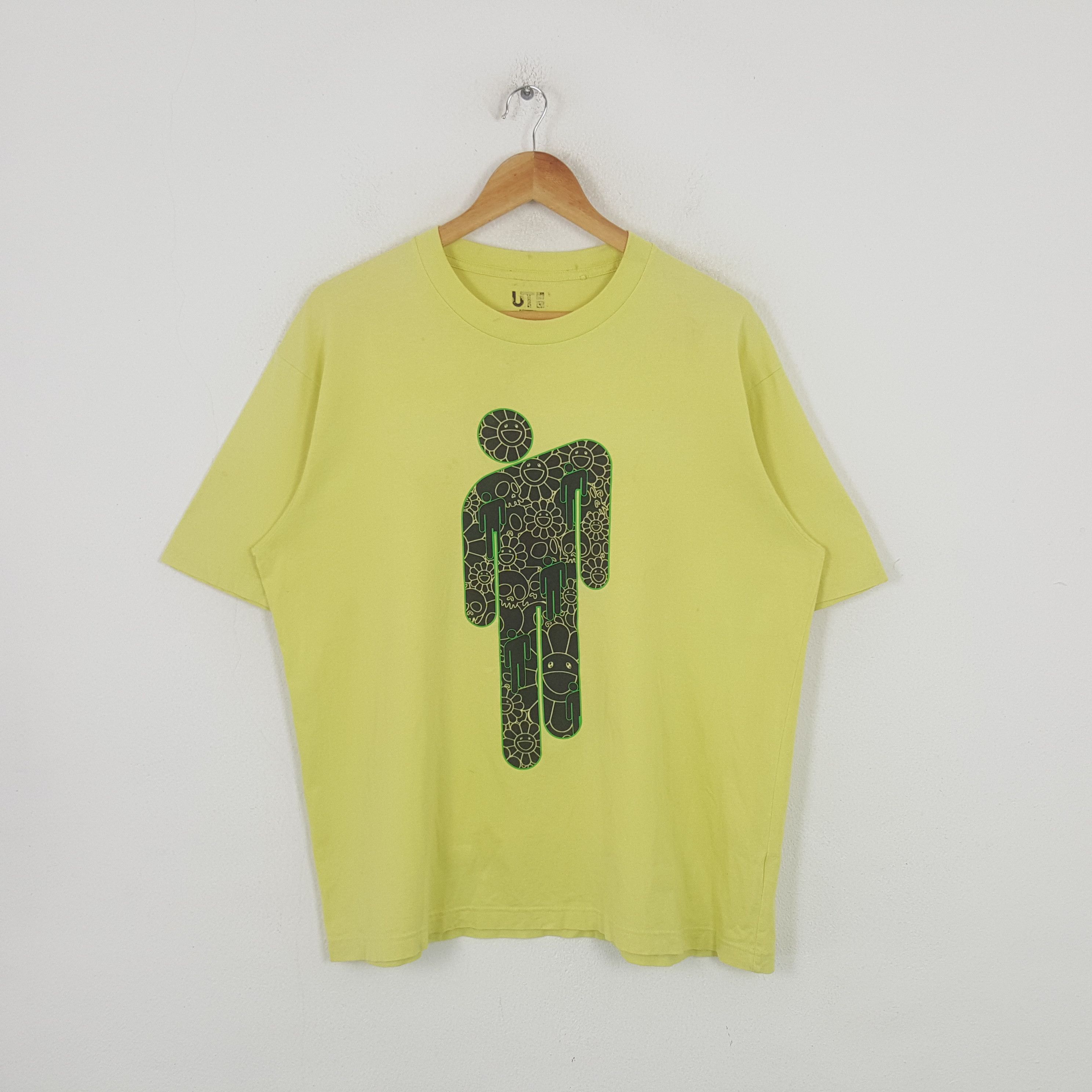 Billie Eilish × Takashi Murakami Vintage Billie Eilish X Takashi Murakami Japan Tshirt RR3 Size US L / EU 52-54 / 3 - 1 Thumbnail