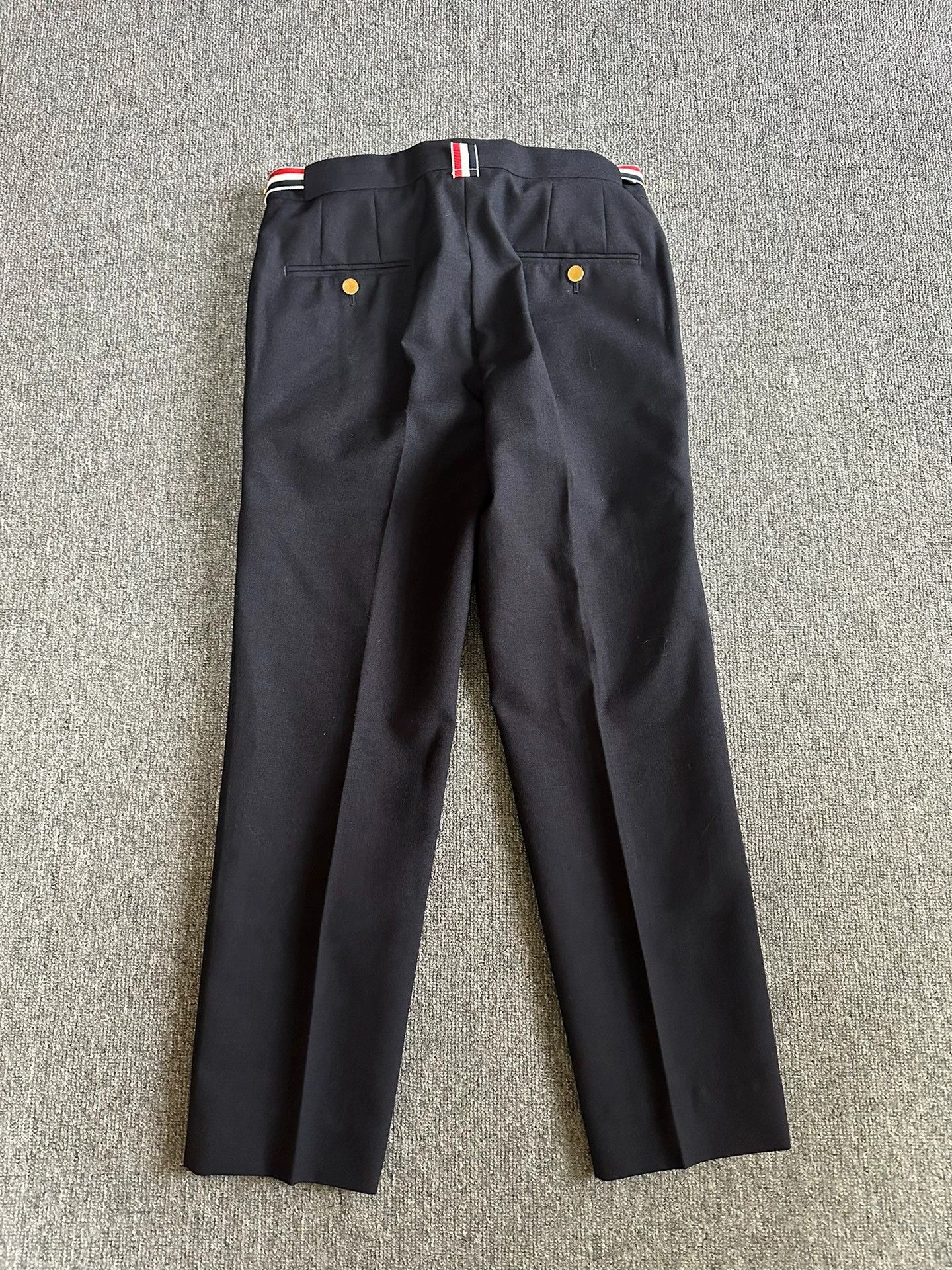 Thom Browne Thom Browne Deep Blue Striped Trousers Size US 40 / EU 56 - 3 Thumbnail