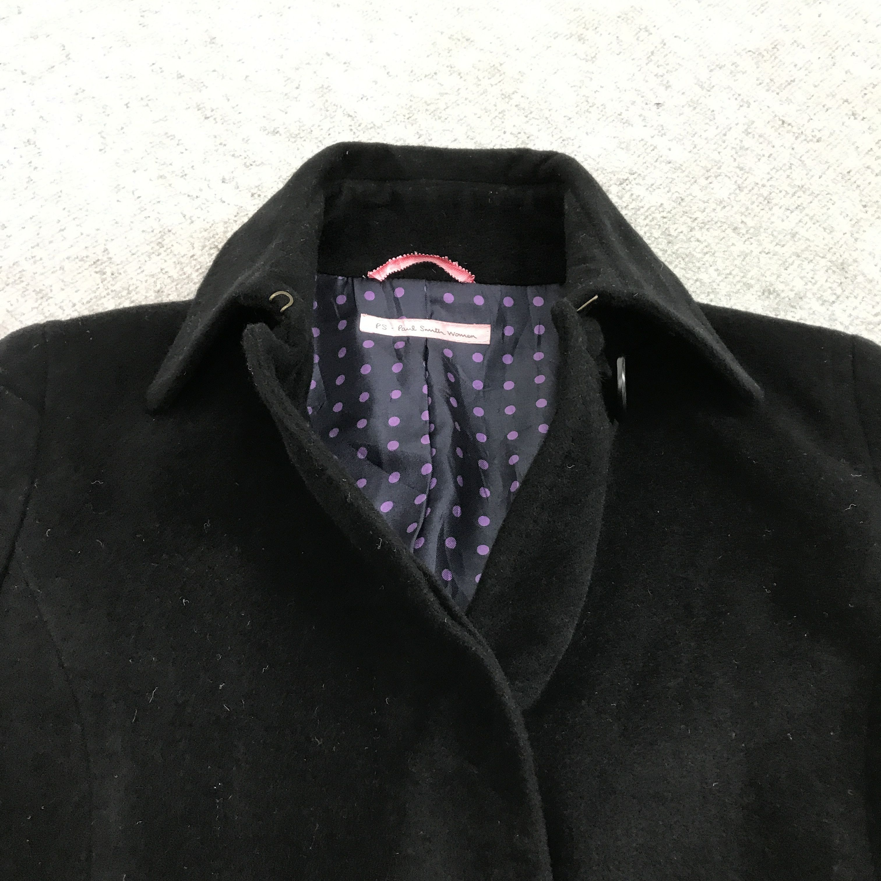 Japanese Brand × Paul Smith Paul smith women button up black coat jacket Size S / US 4 / IT 40 - 12 Thumbnail