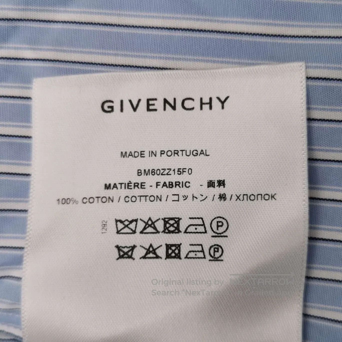 Givenchy Givenchy Cotton Stripe Short-Sleeve Shirt. Size US XS / EU 42 / 0 - 8 Thumbnail