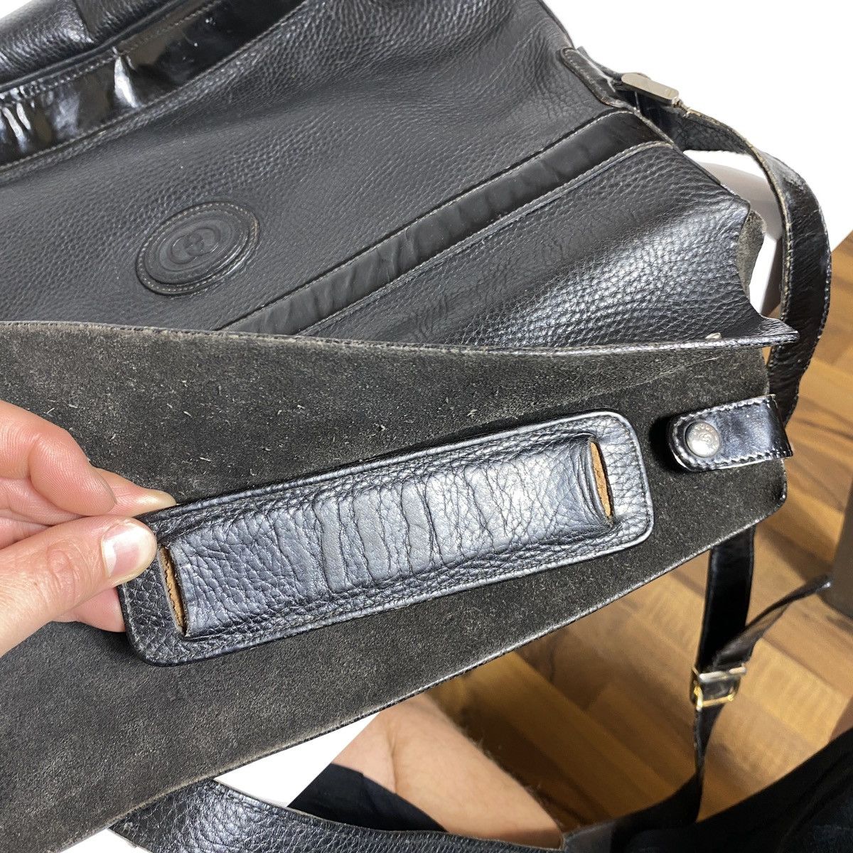 Gucci Vintage bag Gucci Leather Black Size ONE SIZE - 20 Thumbnail