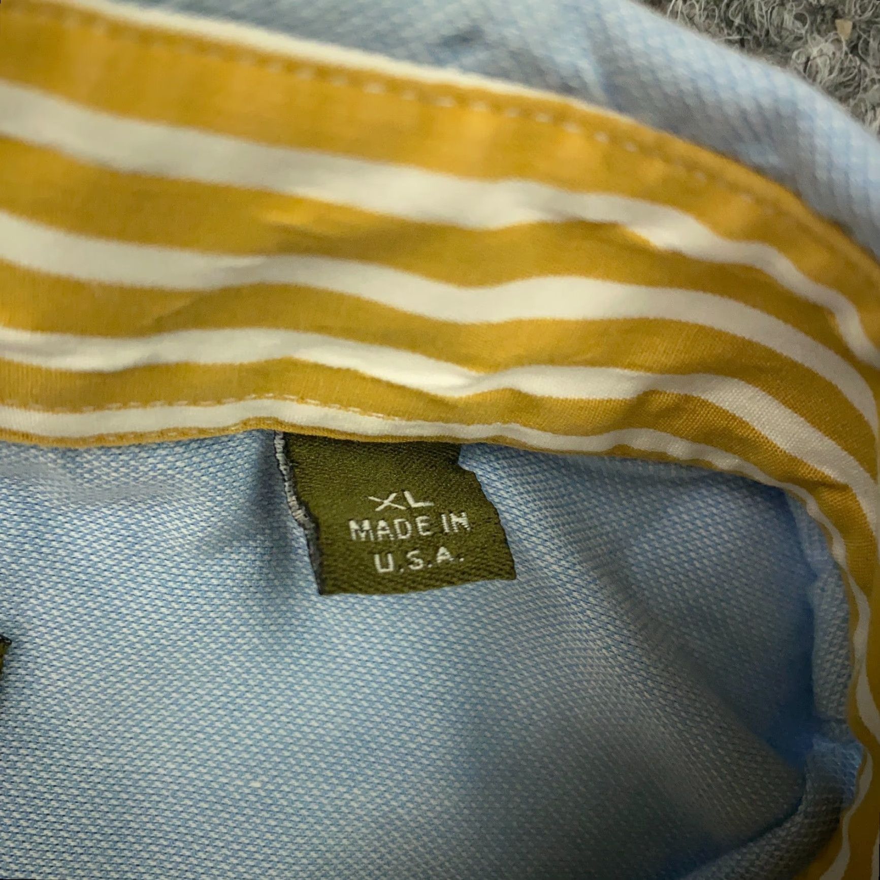Vintage VINTAGE Gitman Bros Shirt Mens XL Blue Oxford Button-Down Collar USA Cotton Solid Casual Preppy 60s 70s Men Size US XL / EU 56 / 4 - 7 Thumbnail