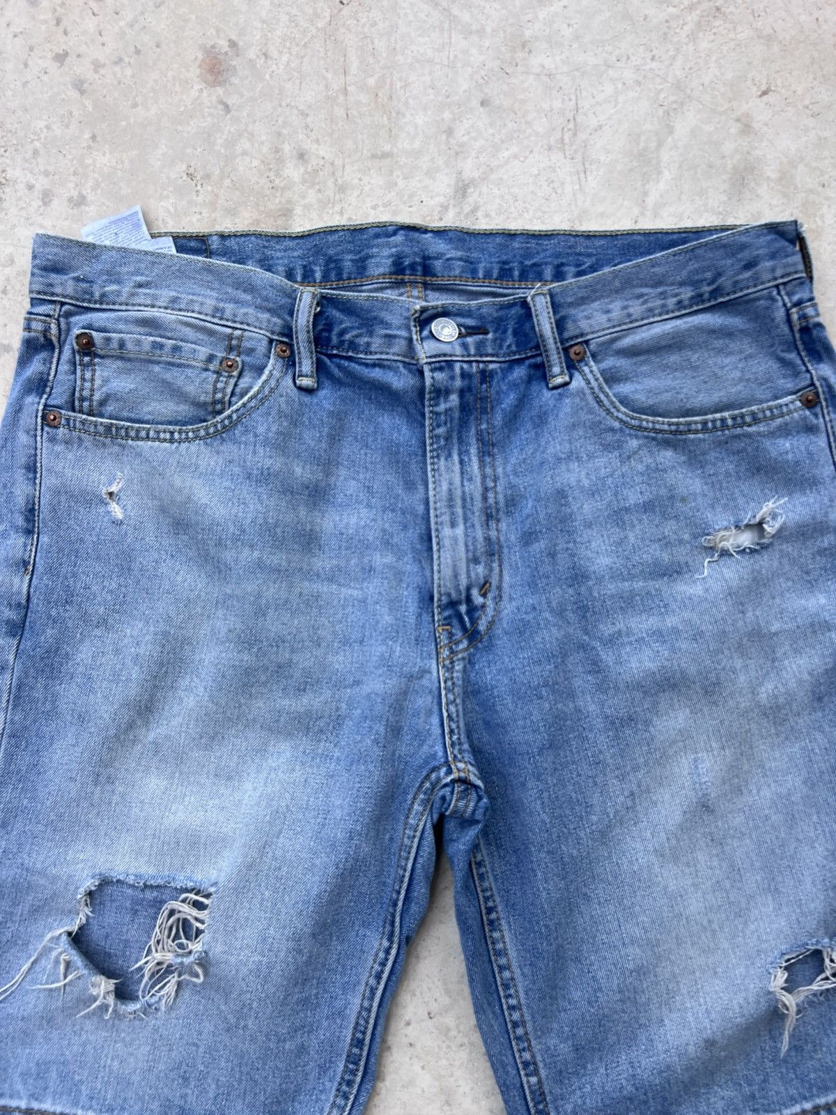 Levi's Levis Short Distressed Denim Size US 36 / EU 52 - 3 Thumbnail