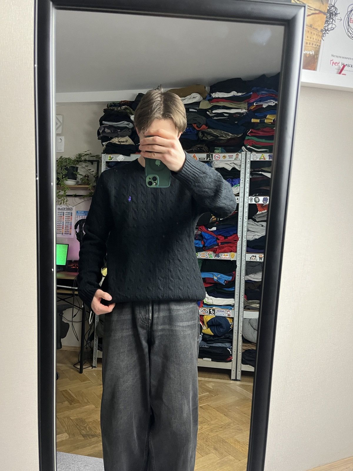 Polo Ralph Lauren Vintage 90’s Polo Ralph Lauren Wool Cable Knit Sweater Rare Size US XL / EU 56 / 4 - 2 Thumbnail
